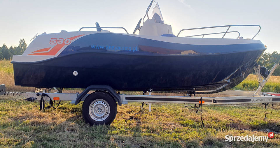 ŁÓDZ MOTOROWA OPEN 530 SPORT NOWA z przyczepą
