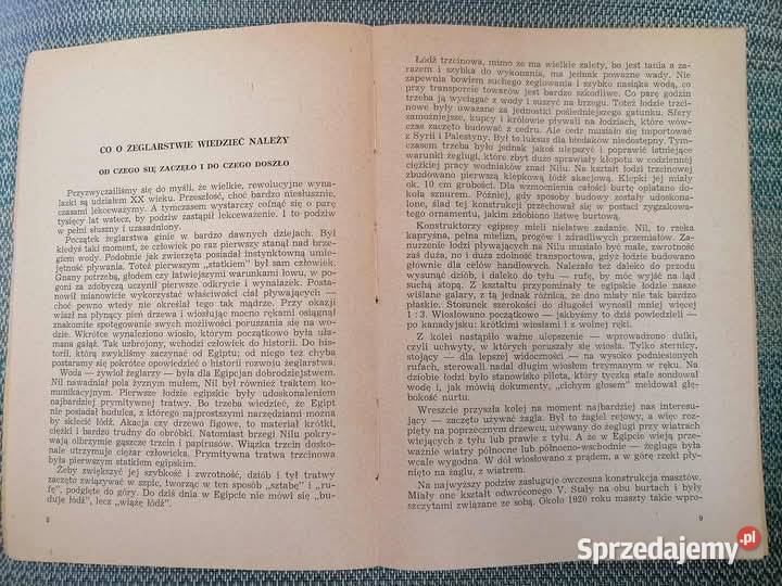 Żeglarstwo śródlądowe 1964 sprzedam