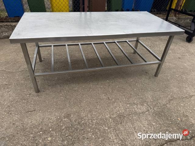 Stół 190 x90 roboczy rozbiorowy z półką Produkcja dolnośląskie Głogówko