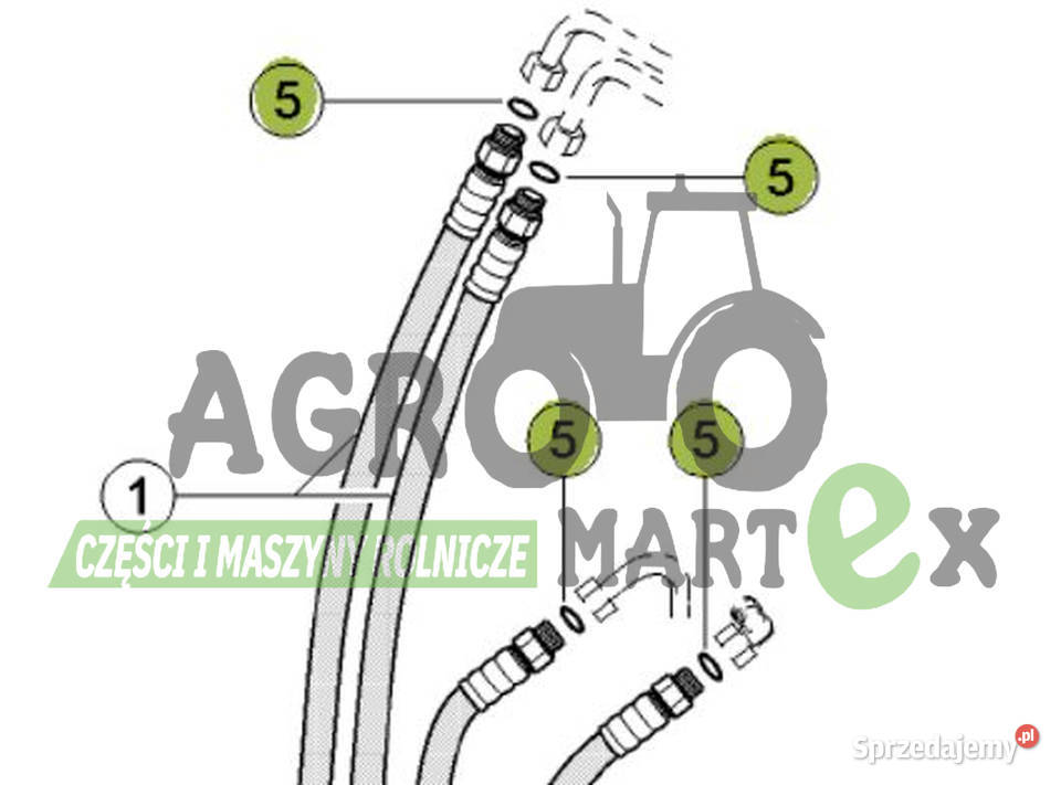 0005809120 05809120 5809120 PIERŚCIEŃ OGRANICZ Wichrów