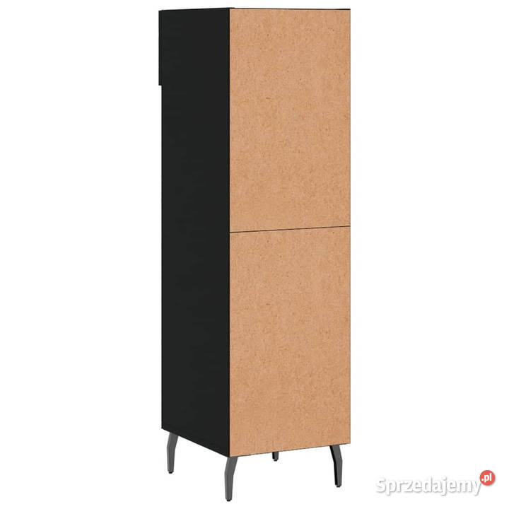 Szafka na buty czarna 30x35x105 materiał mazowieckie