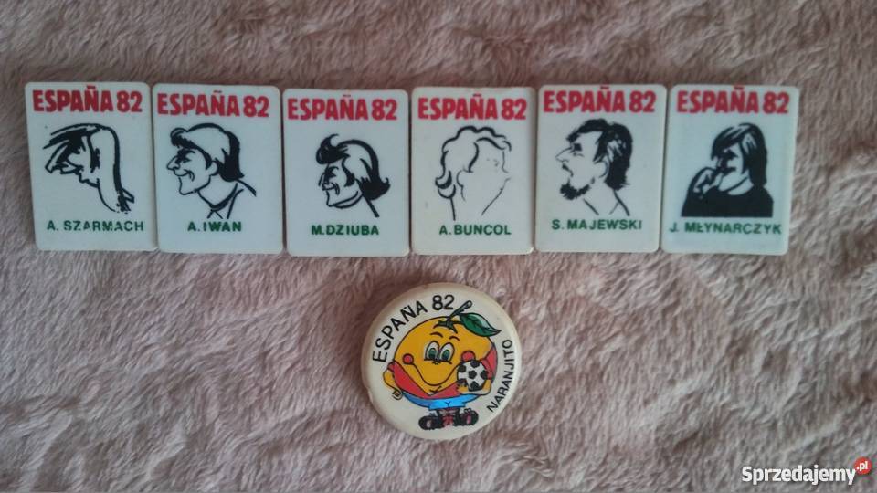 Pamiątkowe znaczki Espana 82 mazowieckie Warszawa