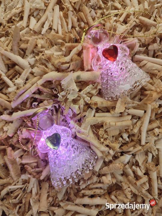 Aniołki świecące zmnieniające kolor ozdoby Częstochowa