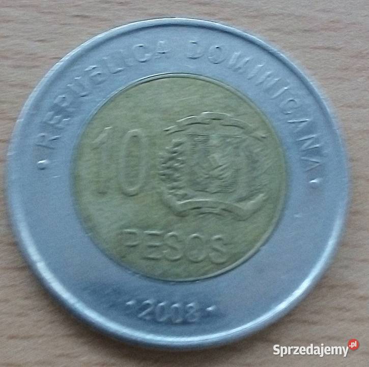 DOMINIKANA10 PESOS2008 r MELLA Legionowo