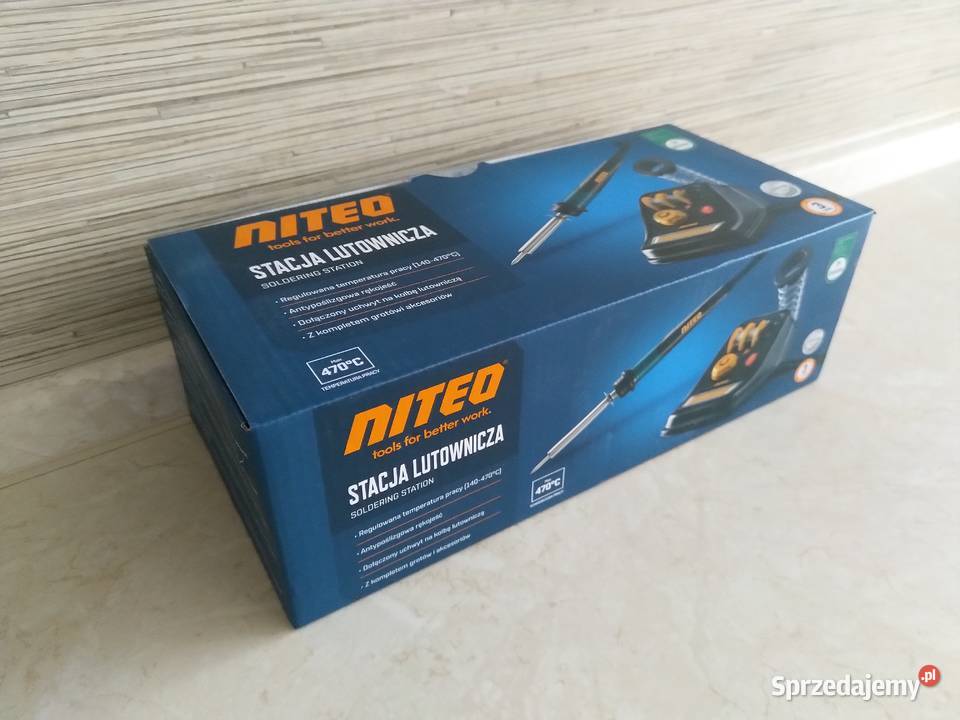 NAJTANIEJ Stacja Lutownicza 470st 48W Akcesoria Elektryczne śląskie Zabrze sprzedam