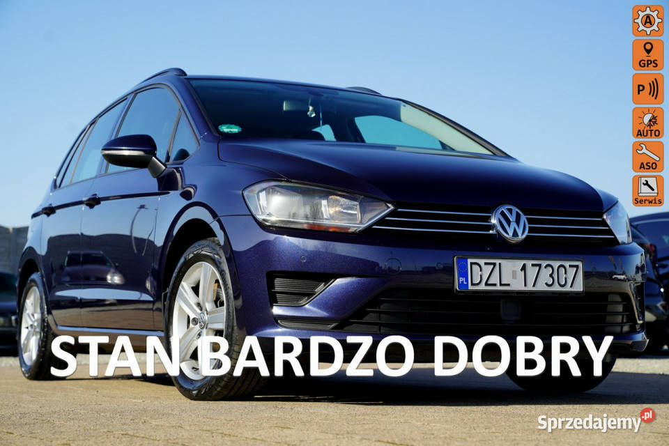 Volkswagen Golf Sportsvan COMFORTLINE 2 kpl kół wspomaganie kierownicy Otmuchów