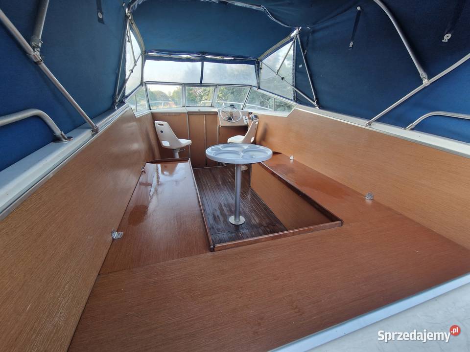 Łódź kabinowa z naczepą komplet Włocławek sprzedam