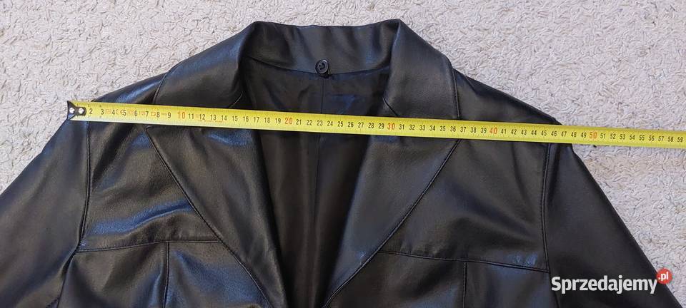 Skórzany płaszcz damski rozmiar XL stan Sochaczew