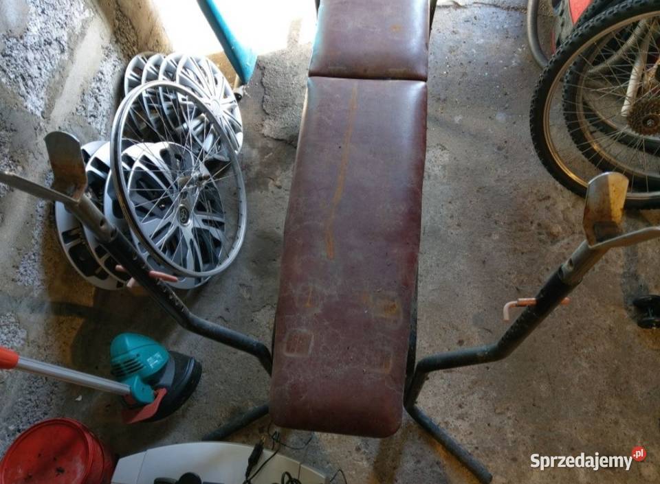 Ławeczka ławka do wyciskania sztangi na leżąco