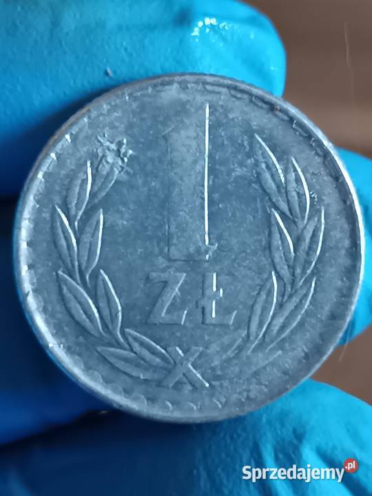 Sprzedam trzecia monete 1 zl 1982 r Cienka Data lubelskie Chełm
