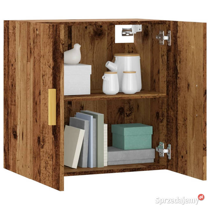 Szafka wisząca stare drewno 60x31x60 WM857069 Warszawa sprzedam