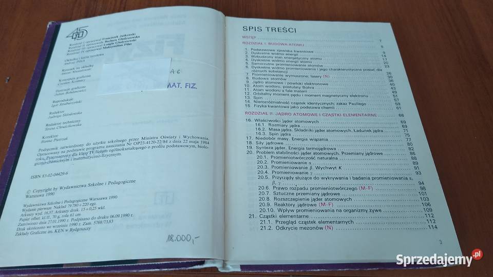 Fizyka z astronomią podręcznik liceum klasa 4 Gdańsk