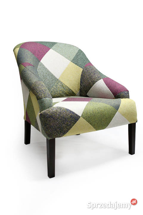 Fotel Patchwork Kolorowy Designerski sprzedam