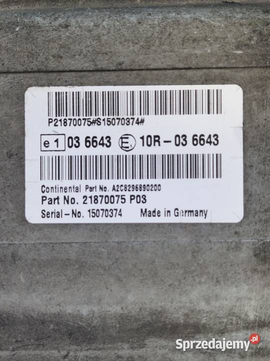 21870075 STEROWNIK ADBLUE VOLVO FH 4 FM RENAULT ciężarowe świętokrzyskie