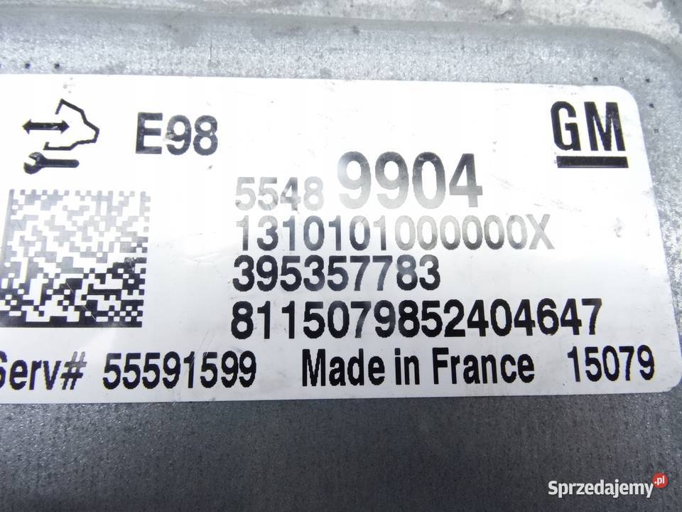 OPEL CORSA E 13 STEROWNIK SILNIKA 55489904 Przemęt
