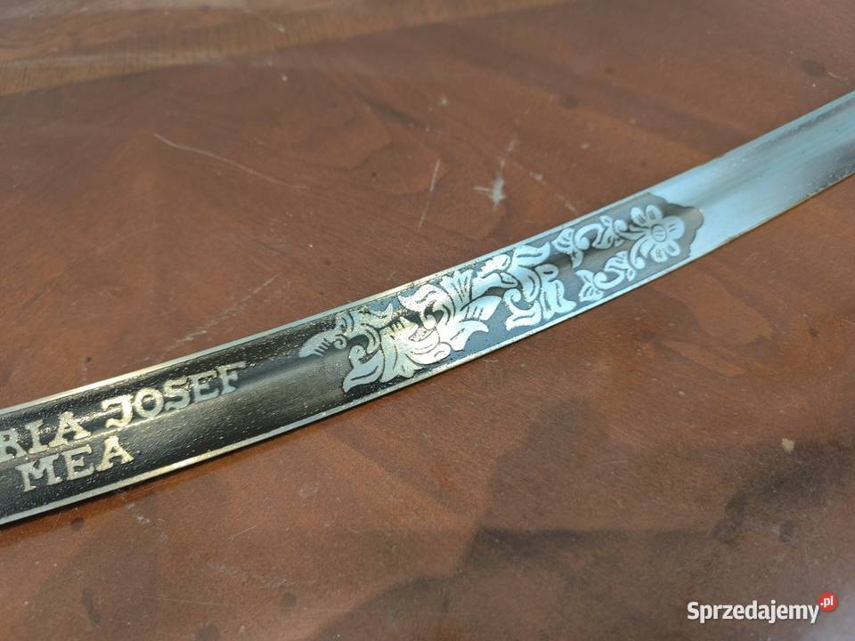 Piękna szabla polska Hussaria Jessus Maria Josef Łódź