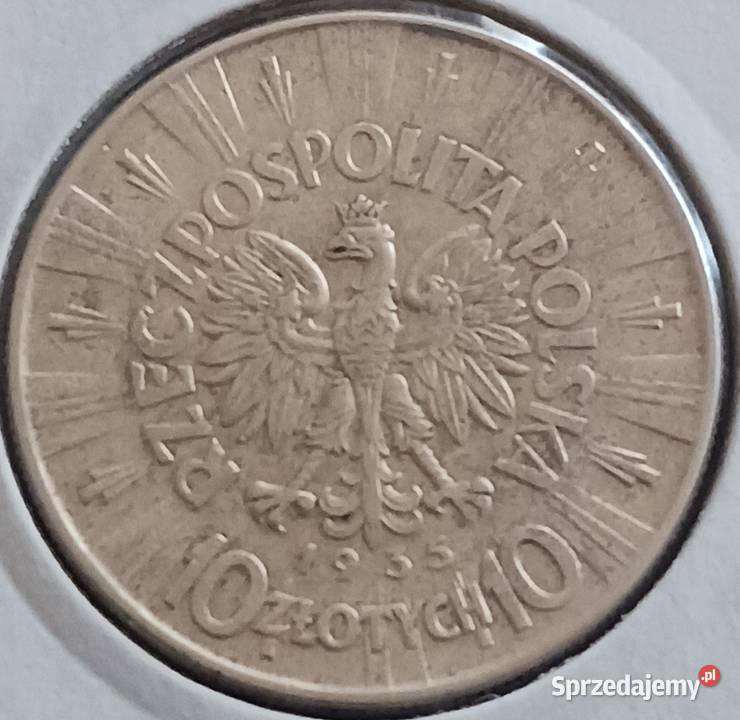 10 J Piłsudski 1935 r 2 Super stan Oryginał Konin