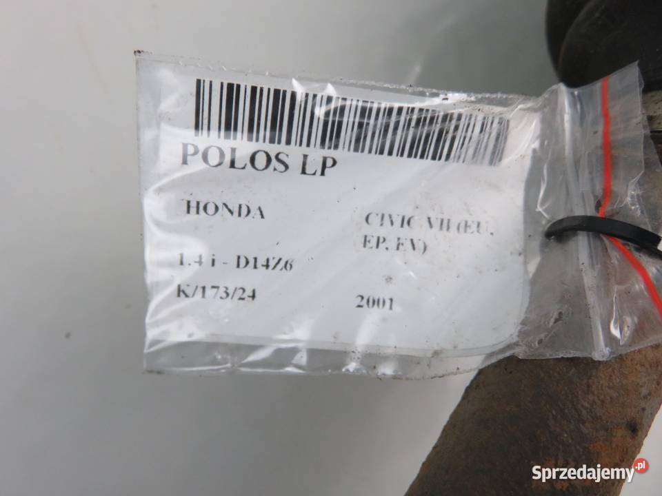 PÓŁOŚ LEWA PRZEDNIA HONDA CIVIC VII 14 B małopolskie