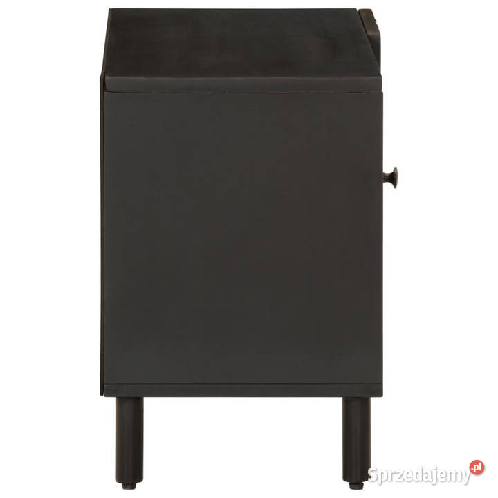 Szafka pod telewizor czarna 80x31x46 lite drewno Warszawa sprzedam