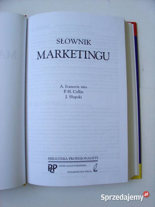 Słownik Marketingu angielskopolski z ind polang Łódź