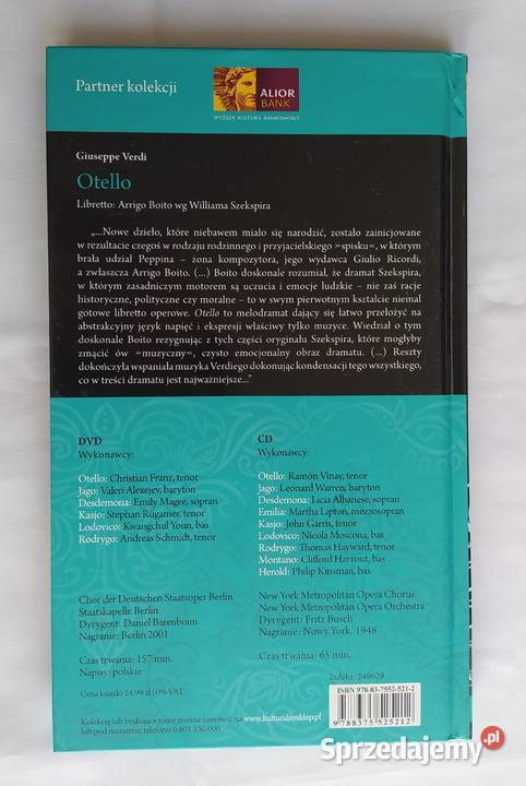Otello 17 WIELKIE OPERY Muzyka Hajnówka