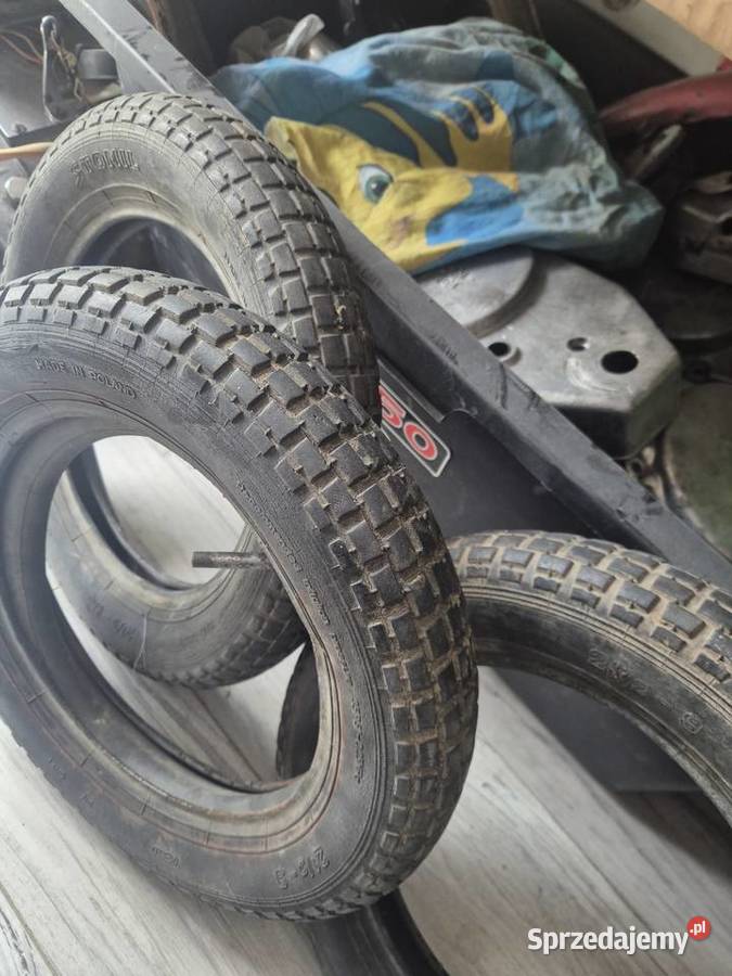 Romet komar koło przód opona stomil duet degum