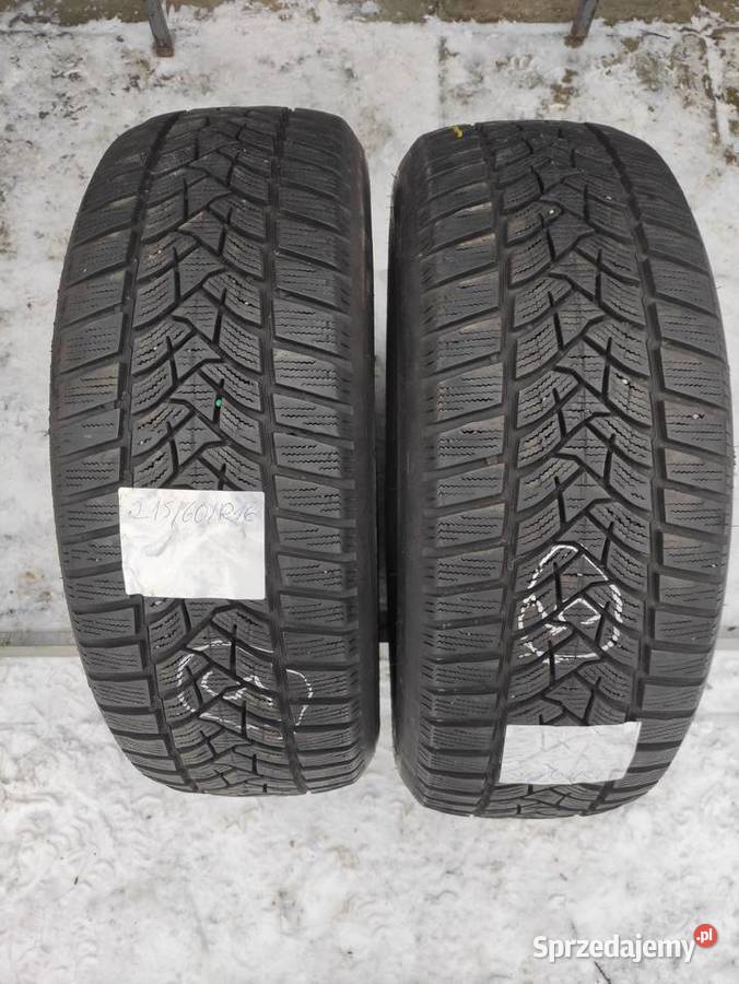 2x opony zimowe 21560R16 Dunlop Winter Sport 5 60 Samochodowe podkarpackie Dukla