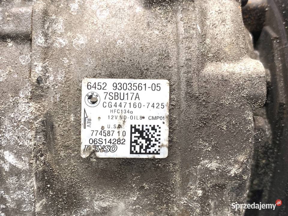 SPRĘŻARKA KLIMATYZACJI BMW F16 9303561 30 258