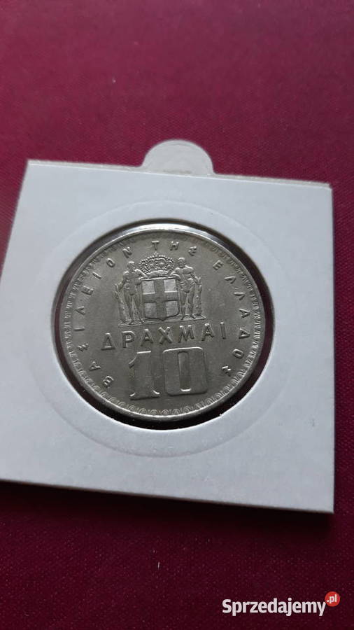 10 Drachm Grecja 1959 r