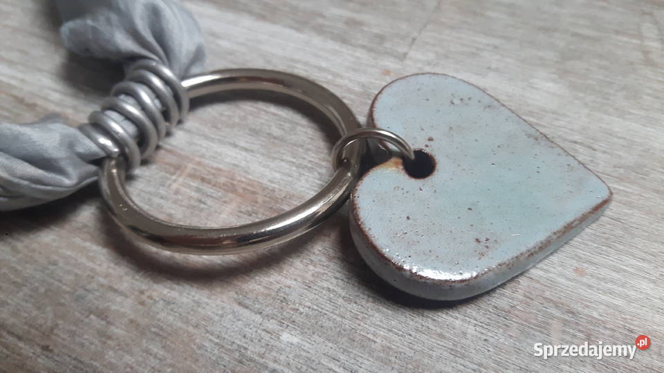 Naszyjnik ceramiczny ręcznie wykonany sprzedam