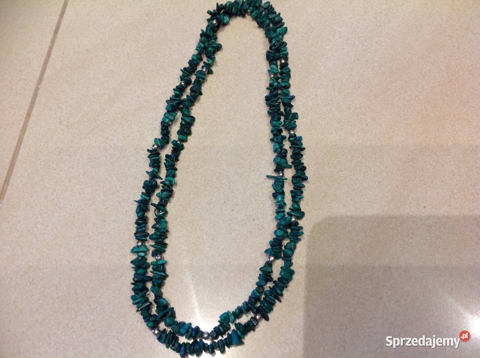 Malachit Naszyjnik Damski Vintage Naszyjniki Nowa Sól