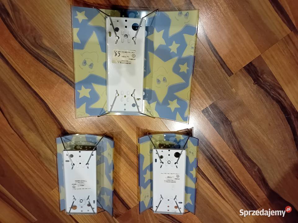 Dwa kinkiety plus plafon sufitowy KOMPLET DO