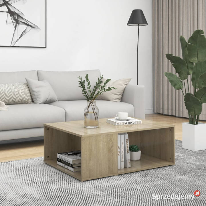 Stolik kawowy dąb sonoma 90x67x33 materiał Meble mazowieckie Warszawa