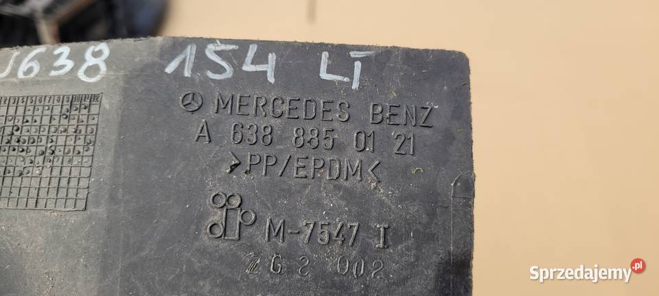 ŚLIZG ZDERZAKA LEWY TYŁ MERCEDES VITO W638 osobowe Ruda Śląska