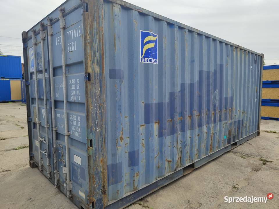 Kontener morski magazynowy 20DV 6 metrowy podlaskie Sokółka