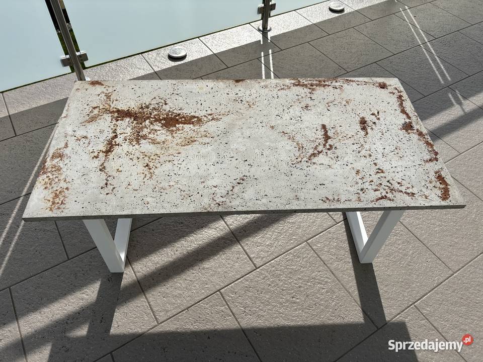 Stół ogrodowy stolik kawowy efekt rdzy Rabka-Zdrój