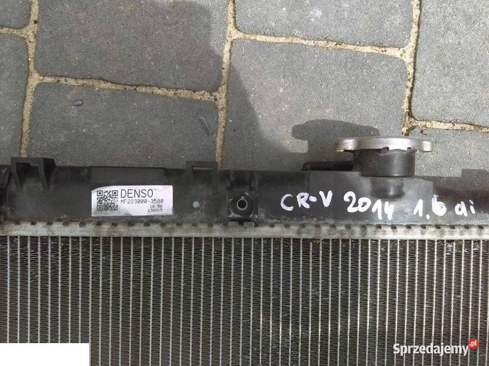 HONDA CRV 2014 DIESEL 16 CHŁODNICA WODY osobowe Kozubszczyzna sprzedam