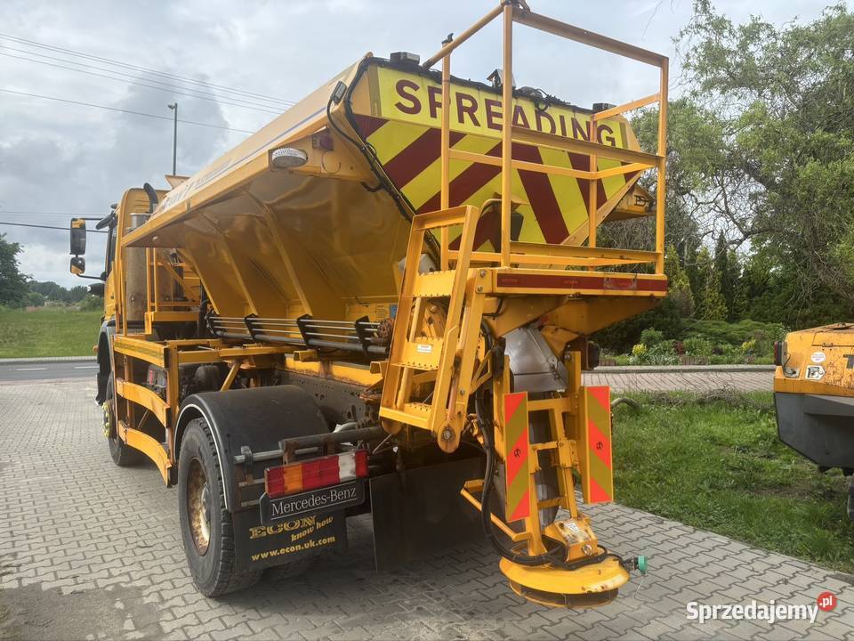 MERCEDES Axor 1829 4x4 2012 Piaskarka solarka Rok produkcji 2012 Samochody ciężarowe Ropczyce