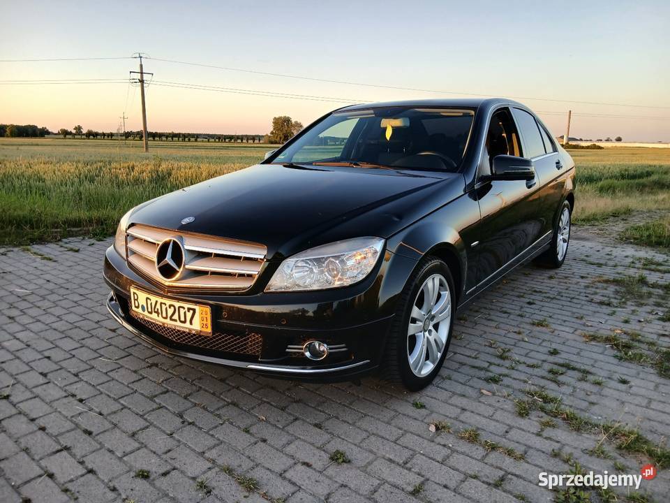 Mercedes C220 Avantgarde Czarny Bezwypadkowy z Klasa C Gołuchów