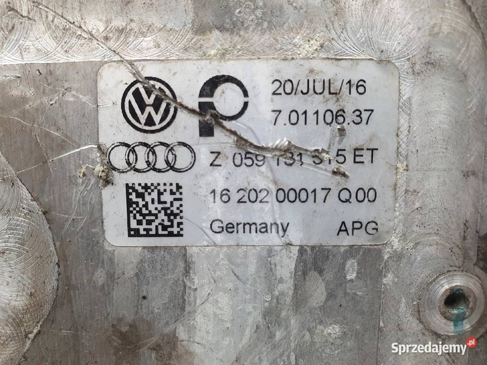 CHŁODNICA SPALIN ZAWÓR EGR AUDI A6 30 TDI Chełm