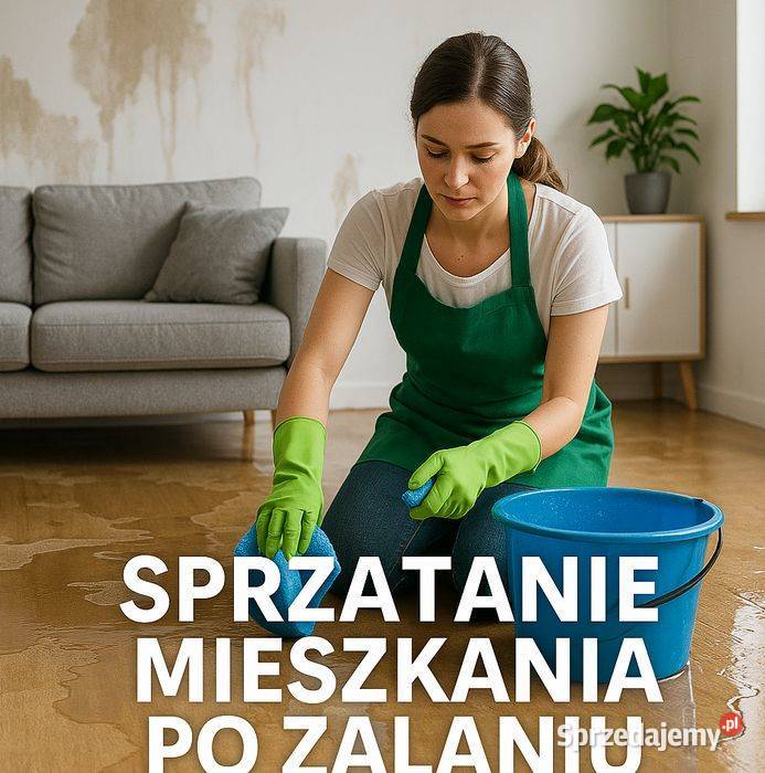 Usługi sprzątania mieszkania piwnicy zalaniu Wrocław