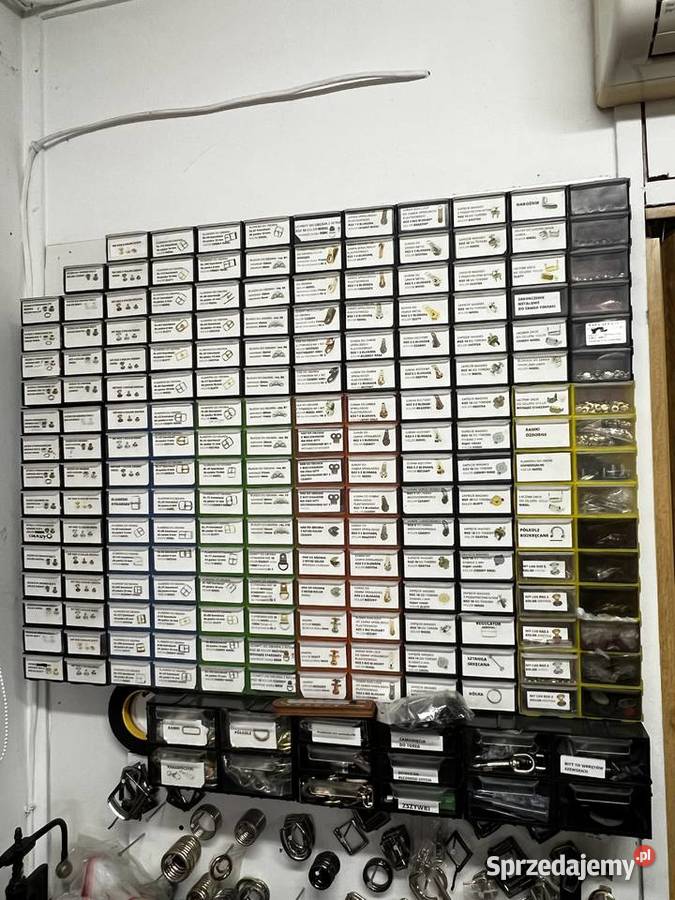 Szewskie i kaletnicze dodatki ok 300 szufladek mazowieckie Pruszków