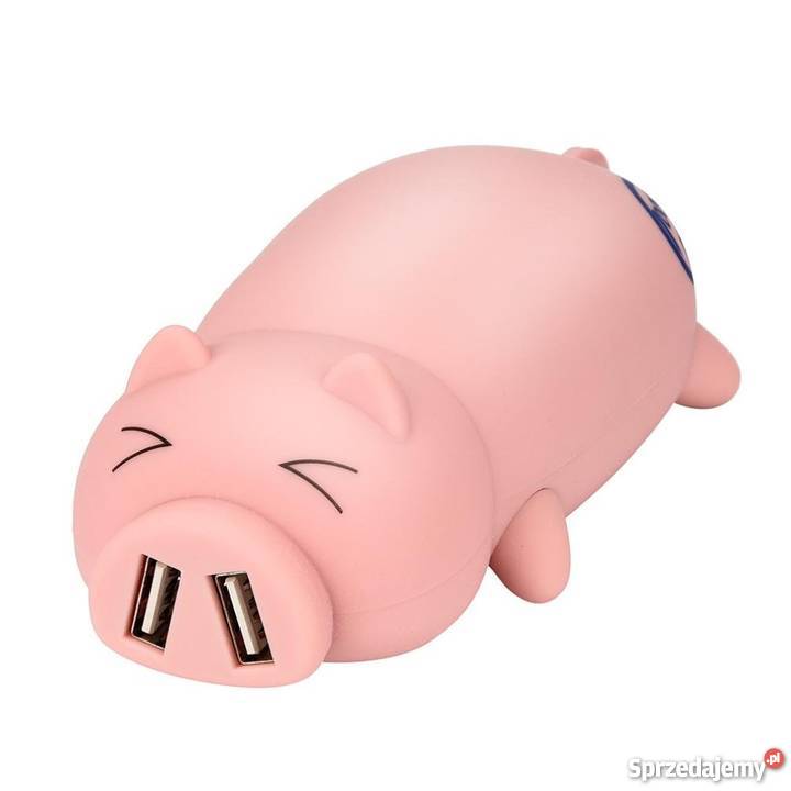 POWER BANK POWERBANK ŚWINKA 10000mAh ŁADOWARKA Telefony i Akcesoria