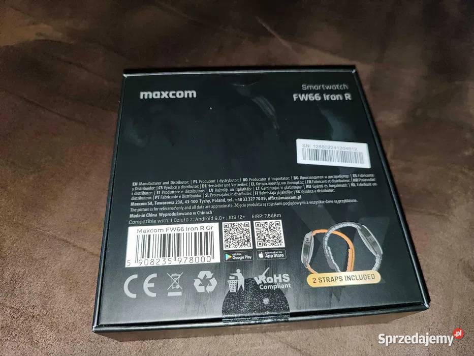 Smartwatch MAXCOM FW66 Iron R Grafitowy Zielona Góra