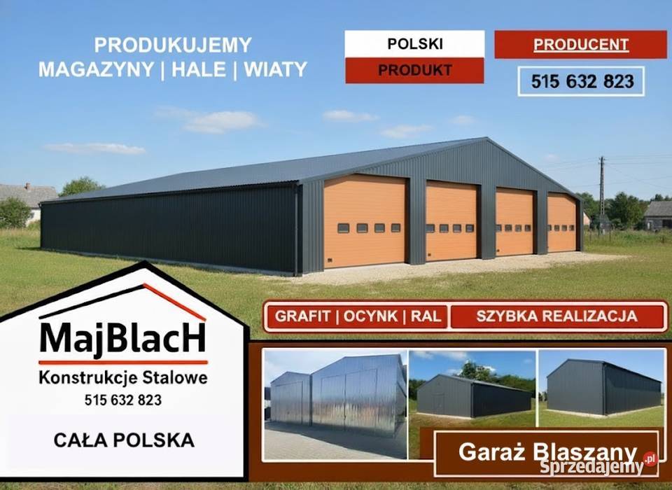 Drewnopodobny Blaszak Blaszany Garaż  Garaże Łańcut
