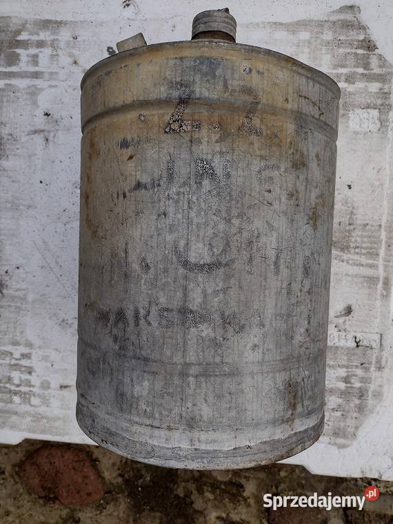 Stara bańka kanister PRL Milejewo
