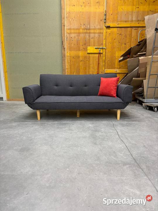 Sofa Ciemnoszara Rozkładana Kraków