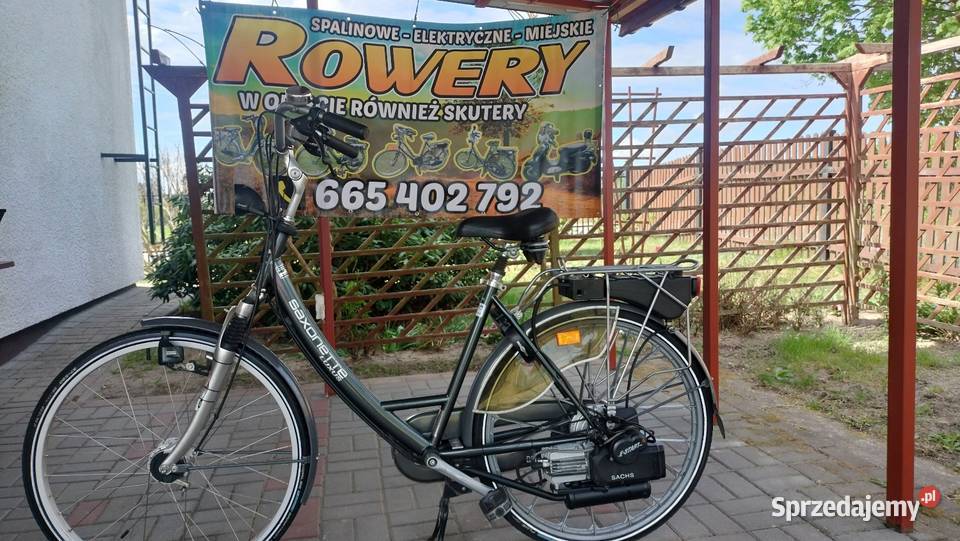 Holenderski rower spalinowy Saxonette Spartamet Rowery elektryczne Brodnica sprzedam