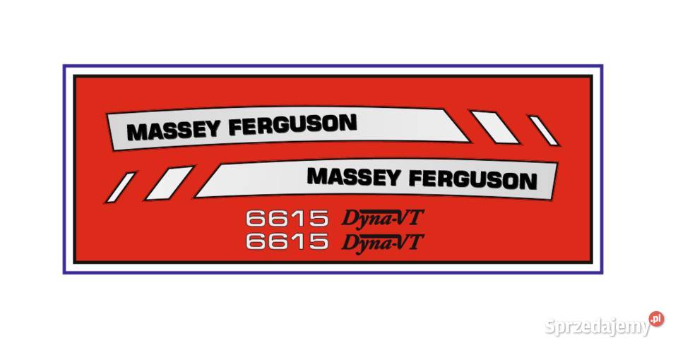 Naklejki Massey Ferguson 6115 Dyna VT Ciągnik Bydgoszcz
