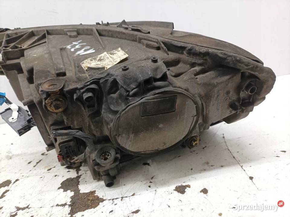 LAMPA PRZÓD PRAWA EUROPA FULL LED USZKODZONA Lampy przednie